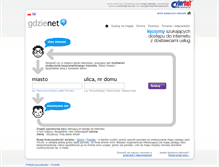 Tablet Screenshot of gdzienet.pl